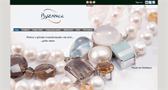 Desktop Screenshot of byzancejoias.com